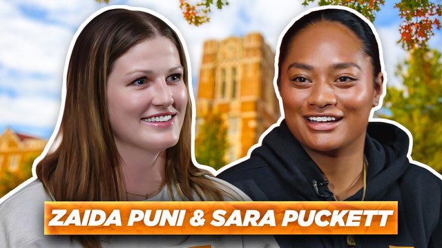 🚨 New @YouTube Video Is Now Live! 🚨 In Today’s video, the Lady Vols @zaidapuni_ & @SaraPuckett13 share what it’s like playing for the University of Tennessee! 🍊 #GoVols 🥎🏀 Watch The Full Podcast Below! 👇 youtu.be/9O4HGX0qJ5I?si…