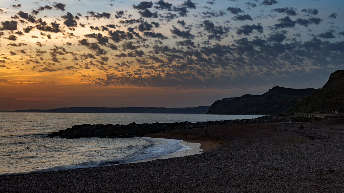 Sunset over West Bay, Dorset. #landscapes #seascapes #sunset #lumixuk