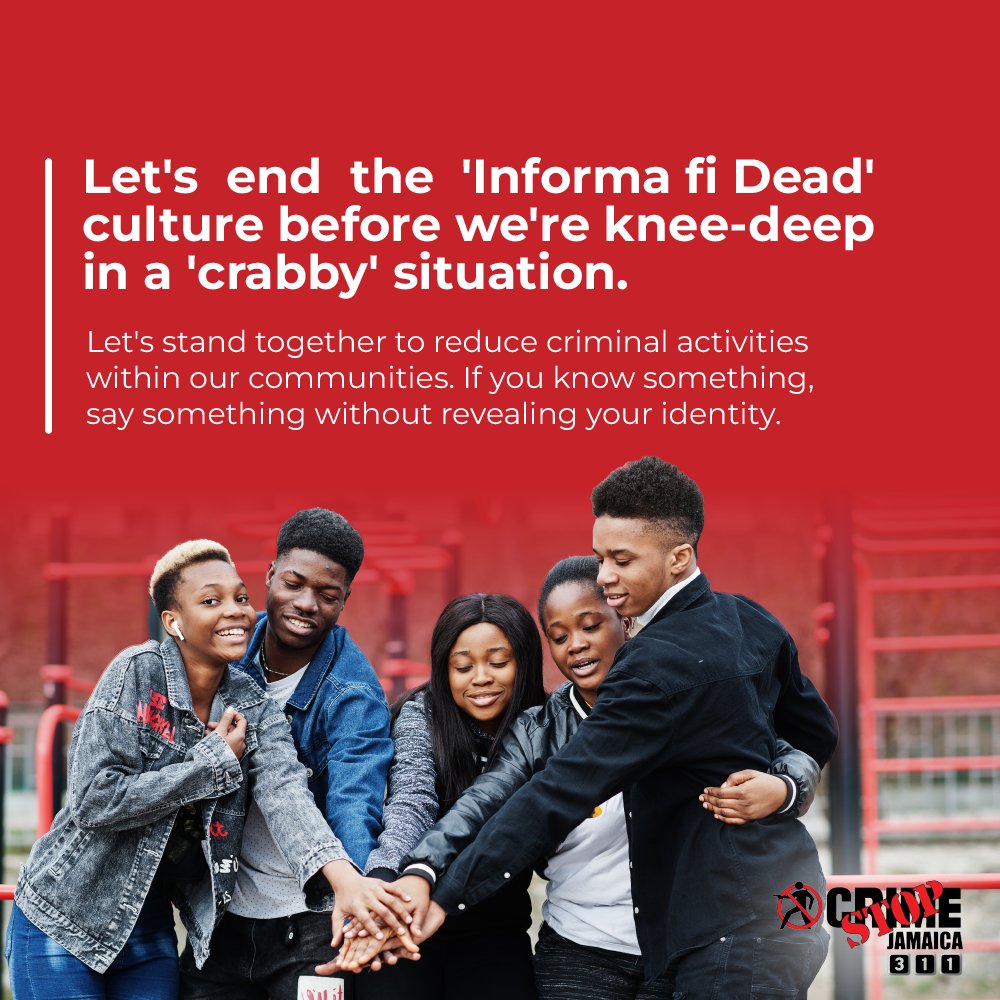 CSJAMAICA's tweet image. 🚨 Tips Tuesday: United against crime! Stand tall, speak up. Your anonymous tip can make a world of difference. Together, we create safer, stronger communities. 🤐🤝 #TipsTuesday #CommunitySafety #SeeSomethingSaySomething #CrimeStop