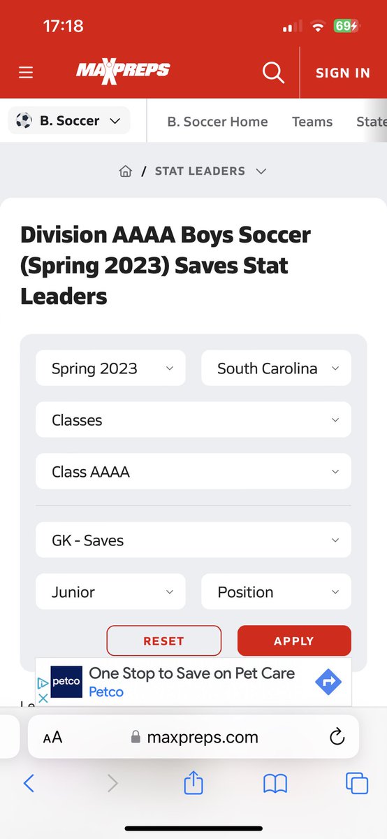 Debo_Him's tweet photo. #6 in the state for goalkeeping in the class of 2024😹😹😹😹. https://t.co/PBqkeak8na