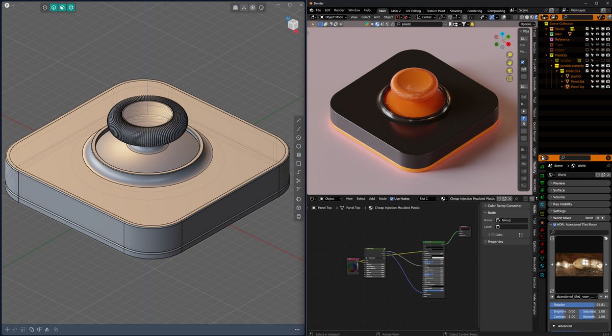 getPlasticity's tweet photo. An wonderful example of the utilization of Blender Bridge from one of our users (bossman201) in the Discord. 

See what you can do with the Blender Bridge and show us in the comments.

#plasticity3d #plasticityblenderbridge #plasticity https://t.co/3QehuVXdF9