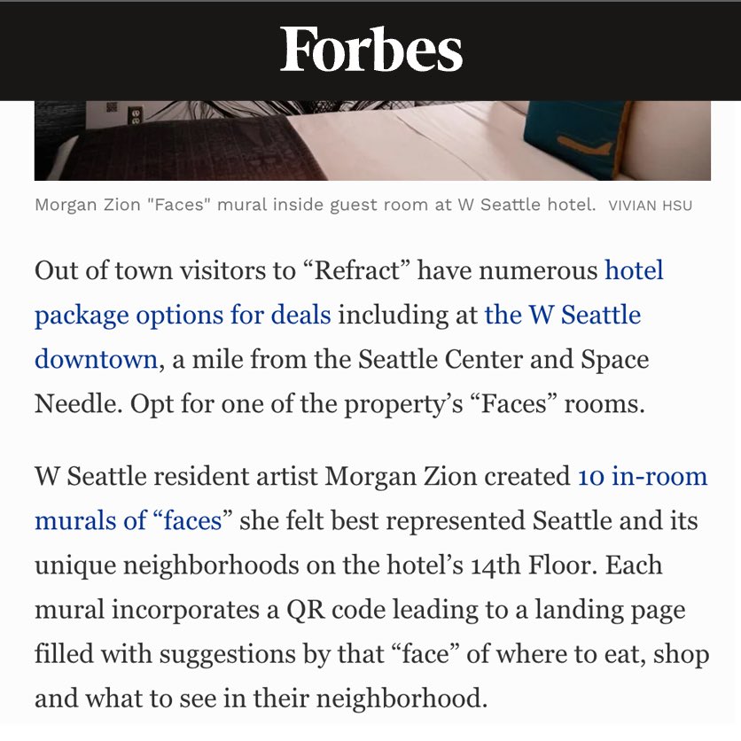 morganzion_'s tweet photo. Thanks @Forbes for the feature on my mural project @WHotels https://t.co/aVwgwgDxw3