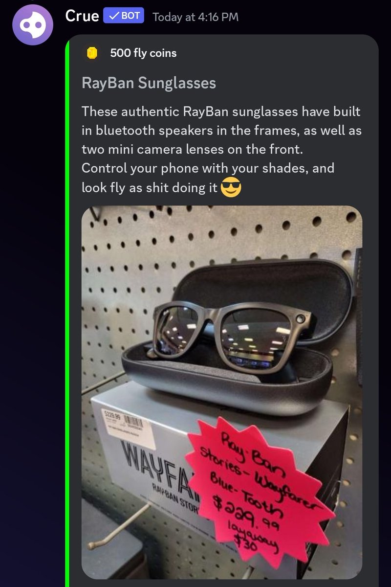 Fly__Studios's tweet image. It's only fitting that one of our "flyest" members win these beautiful pair of @ray_ban sunglasses.

Congrats to our beloved @chelsiebar6564 for winning!! 🔥

What should we giveaway next?

Currently running more giveaways. 
Check dc link in bio for details. 
#FlyStudios🎈