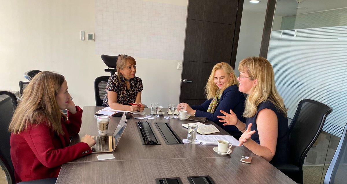 MincomercioCo's tweet photo. Nos reunimos con @LongpelaMeri, embajadora de Nueva Zelanda en Colombia, para explorar escenarios de cooperación entre los dos países que contribuyan con implementación de la Política de Reindustrialización. 

Como resultado de este primer encuentro adelantaremos reuniones de trabajo para identificar proyectos de cooperación en los sectores de agroindustria y salud que impulsarán a  la micro, pequeña mediana empresa en nuestro país, sectores y segmentos en los que Nueva Zelanda tiene amplia experiencia. #JusticiaEconómica
#GobiernoDelCambio