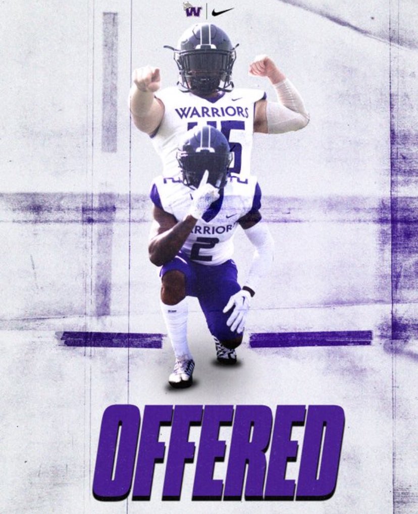 DupreeWhitney1's tweet photo. After a great visit and conversation with @QoachLAWaldorfU I’m extremely excited to announce that I’ve received my first offer to continue my academic and athletic career at the next level. Thank you to Coach Brown and @wu_football for the opportunity! https://t.co/irqjv5A3As