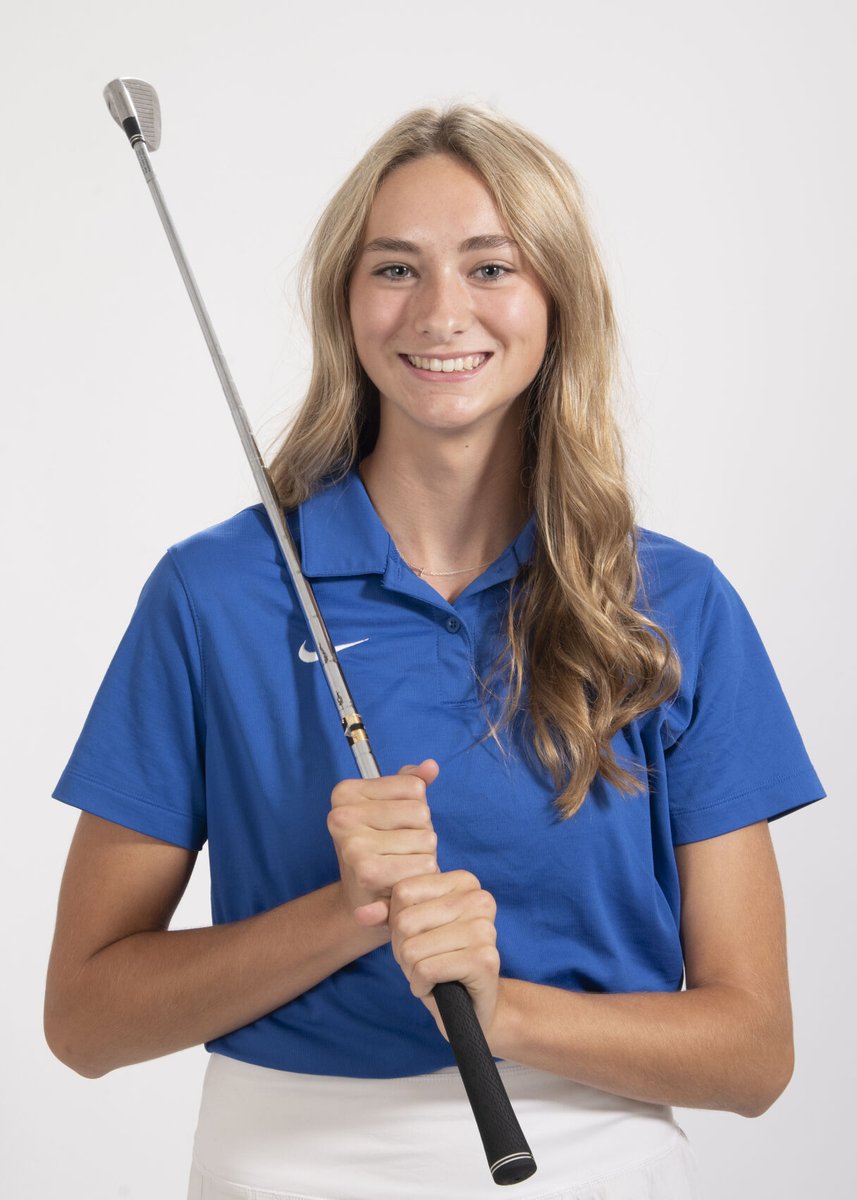 ngpreps's tweet photo. Face of the Fall: Logan Lillard @VGBlueDevils girls' golf

Her favorite athlete: Heather Von Lanken
Her favorite sports team: the St. Louis Cardinals
If she could attend any event, it would be: a Luke Combs concert
Her favorite sport besides golf: softball https://t.co/YwmiTP5Nsx