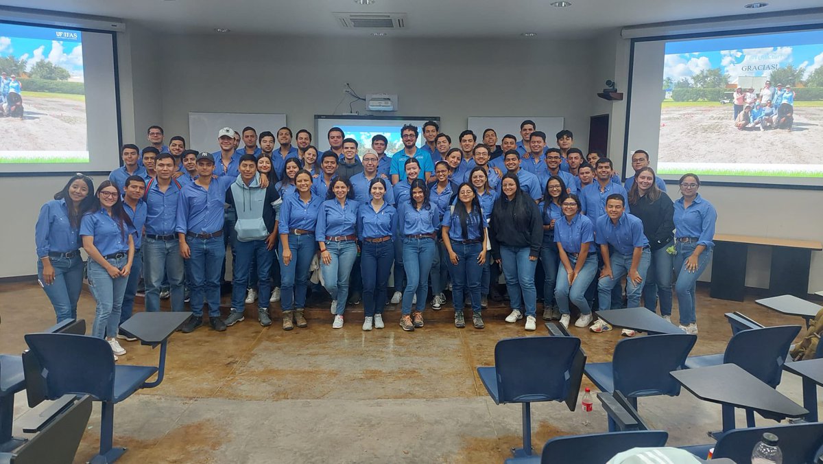Spent the last two days teaching intro to tropical turfgrass and its management to 126 students from 6 different countries at Zamorano University. It was amazing.