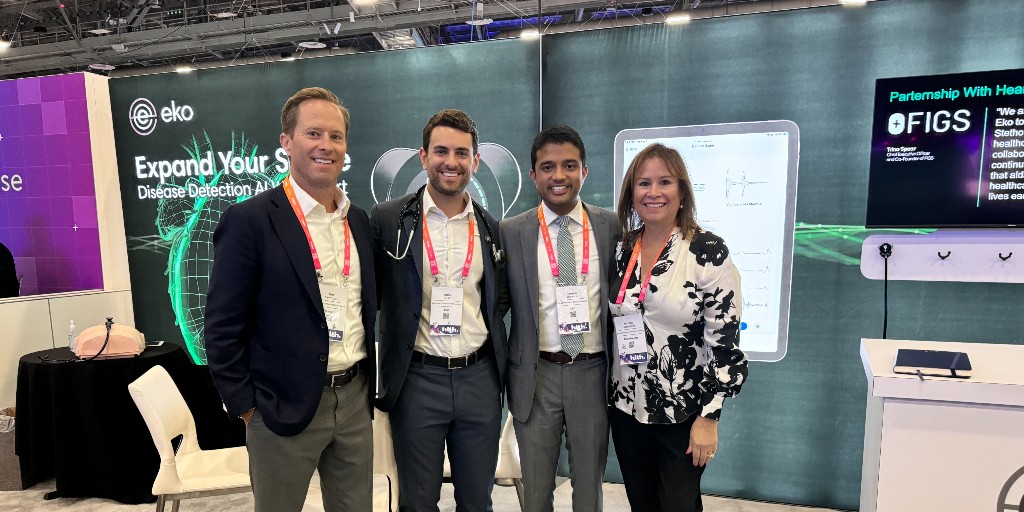 The team is @ #HLTH2023 booth #6129, showcasing our cutting-edge healthcare innovations — the CORE 500™ Digital Stethoscope and SENSORA™ Platform. Pay them a visit for a live demo of our AI-powered heart disease detecting platform. 

@HLTHEVENT #HLTH23 #HLTH