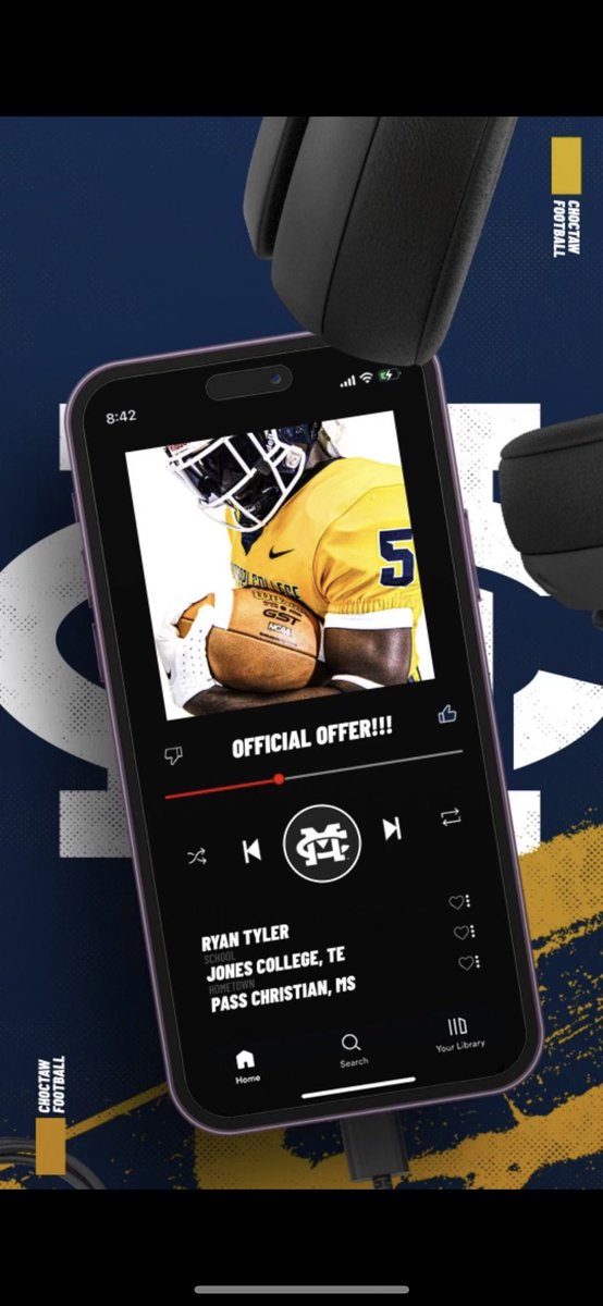 Blessed to receive an opportunity to continue playing from <a href="/ChoctawSports/">Mississippi College Athletics</a>. @_Coach_Mc