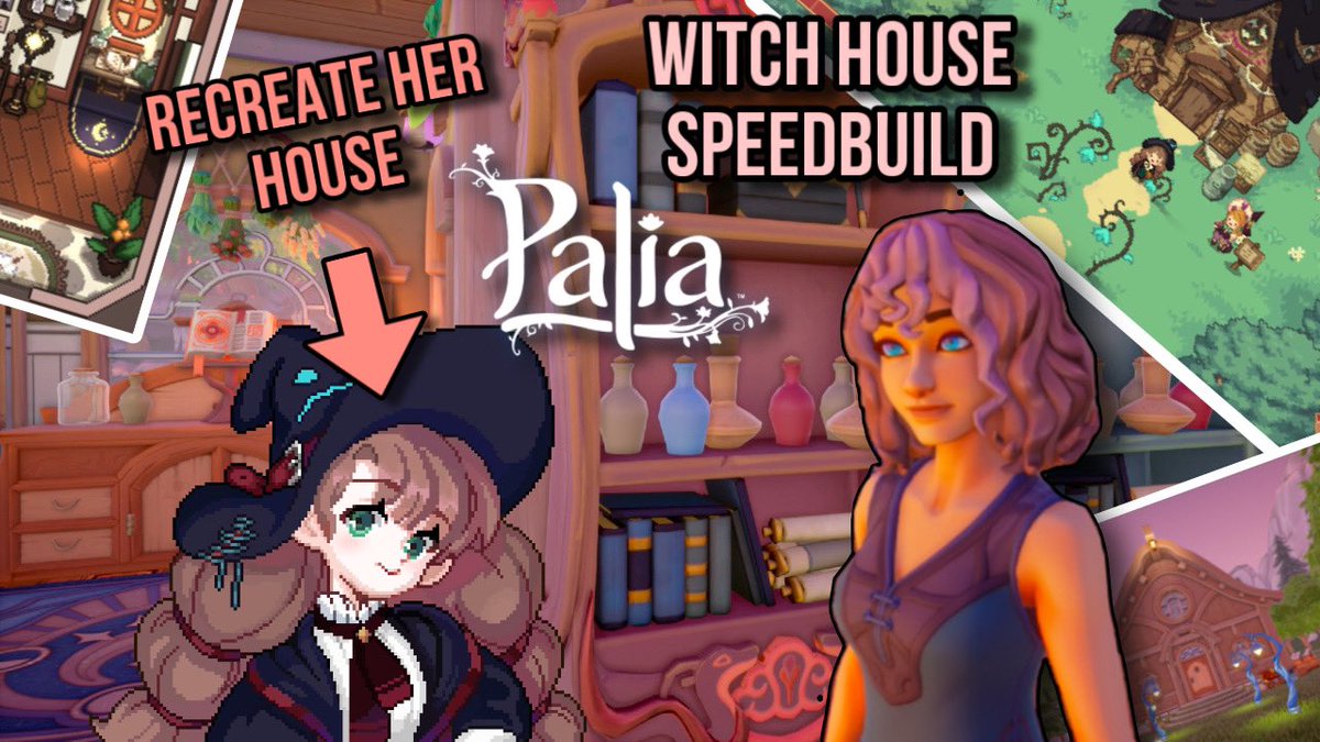 ladyluxierre's tweet photo. This cute little witch gave me some inspo for a Palia home build! 🧙🏻‍♀️😍💕💜🍄

I uploaded it here: 
https://t.co/xtVeo37X0T

#palia #PlayPalia https://t.co/jtlpaIGQST