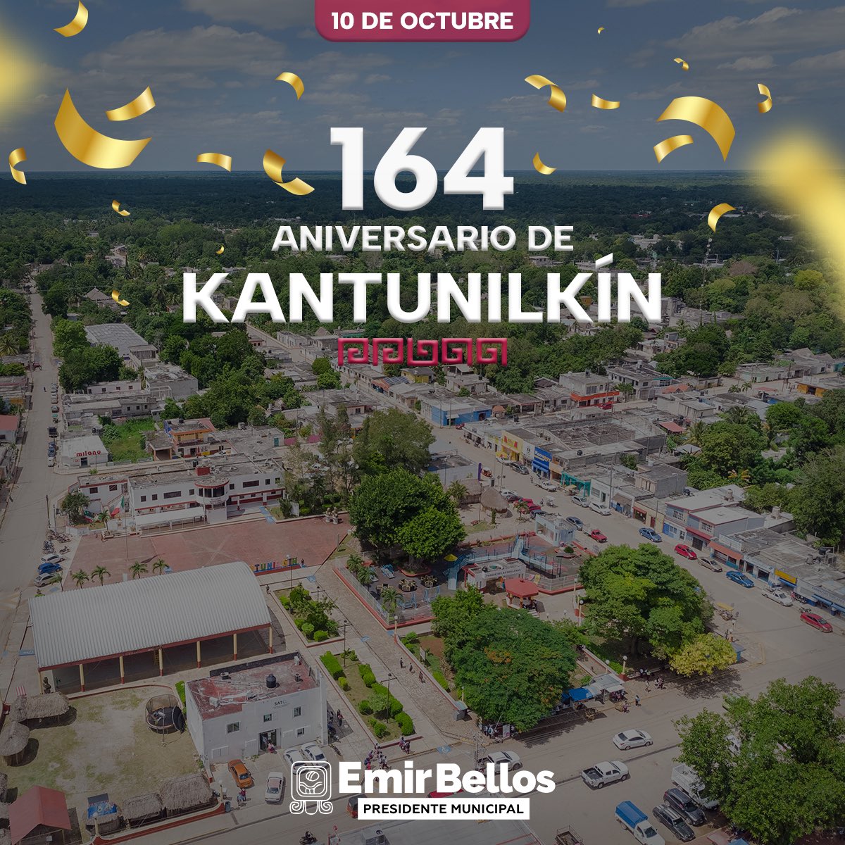 🎊 Hoy celebramos con orgullo el 164 Aniversario de Kantunilkín, cabecera muncipal de nuestro municipio, Lázaro Cárdenas ✨

Muchas felicidades a quienes hemos tenido la dicha de nacer, crecer y vivir en esta tierra tan maravillosa. 

¡Feliz Aniversario! 🎉👏