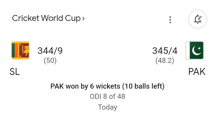 Alhamdulillah 🇵🇰♥️
#ICCV2023 
#ICCWorldCup #WorldCup2023 #PAKvSL #PakistanCricketTeam 
#INDvsPAK #SLvsPAK #INDvsAFG #RohitSharma𓃵 #BaberAzam #PAKvSL