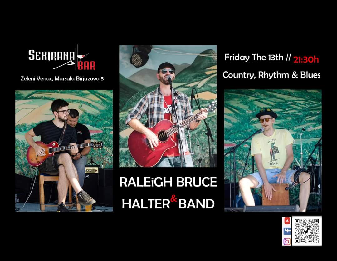 RaliBruce's tweet photo. Show this Friday the 13th at Zeleni Venac in Belgrade's new late night spot, Sekirana Bar https://t.co/3ExkSOXEET