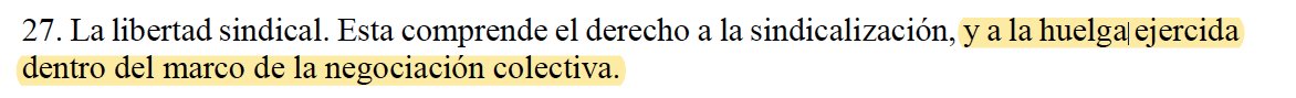 Tomas_izq's tweet photo. 3) El fin del derecho a huelga

El reconocimiento de un derecho a huelga ha sido un logro histórico de los trabajadores. El anteproyecto lo reconocía, otorgándole rango constitucional. El proyecto del Consejo no solo suprime referencias a él, sino que derechamente lo elimina: https://t.co/vD1gKzVD20