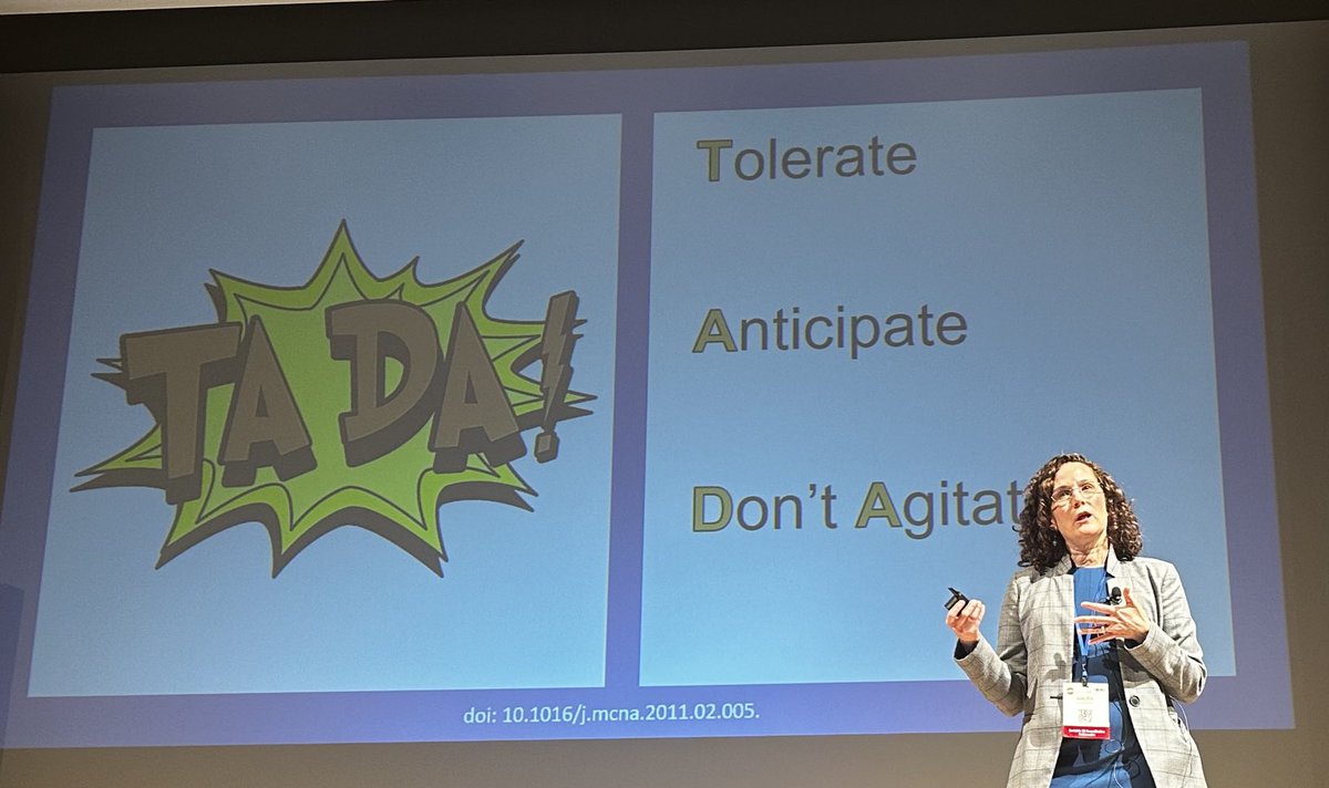 Shan (@shan_lliu635) on Twitter photo Amazing talk at ACEP about agitation in those with dementia by Dr. Kennedy. Instead of B52 use TADA- Tolerate, Anticipate, Don’t Agitate. <a href="/MauraKennedyMD/">Maura Kennedy</a> <a href="/GeriatricEDNews/">ACEP Geriatric Sect</a> <a href="/AGEM_SAEM/">AGEM</a> <a href="/EMRES_MGHBWH/">HAEMR</a> Amazing talk at ACEP about agitation in those with dementia by Dr. Kennedy. Instead of B52 use TADA- Tolerate, Anticipate, Don’t Agitate. <a href="/MauraKennedyMD/">Maura Kennedy</a> <a href="/GeriatricEDNews/">ACEP Geriatric Sect</a> <a href="/AGEM_SAEM/">AGEM</a> <a href="/EMRES_MGHBWH/">HAEMR</a>