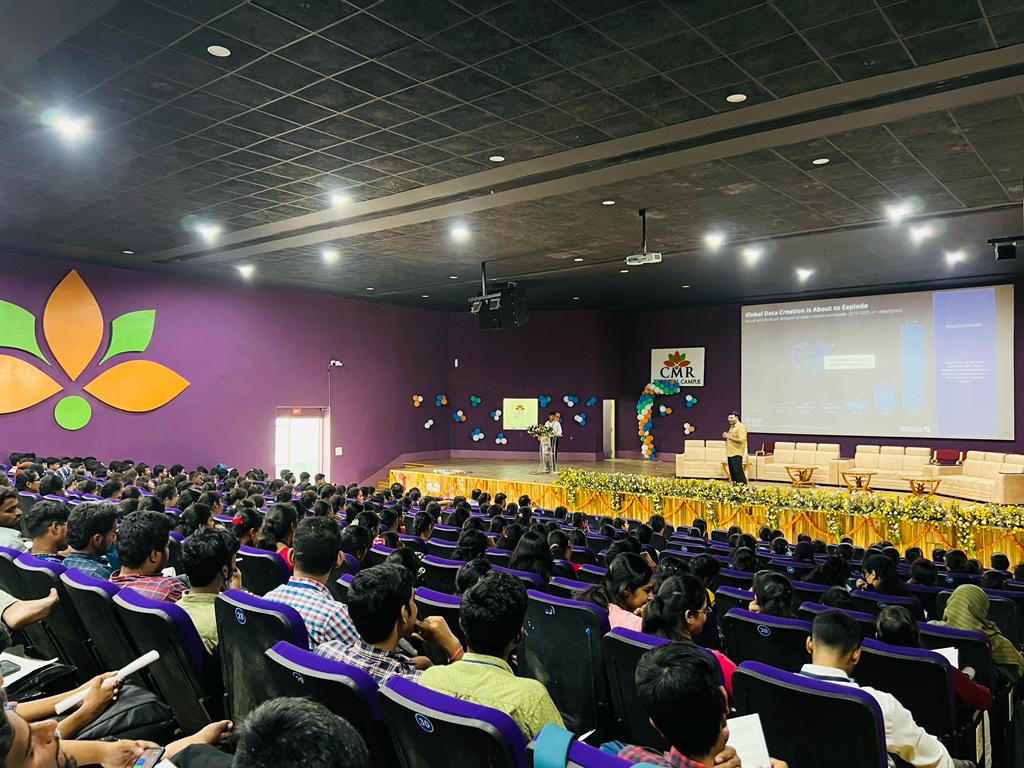 CmrtcCse's tweet photo. A session on “Building AI for India”, for BTech CSE Students by Y Kiran Chandra, founding chairman of Swecha and founding General Secretary of the Free Software Movement of India organized by Department of CSE and, CMR Technical Campus.
#cmrtc #acse #ai #cse https://t.co/hLW6L7Br4c
