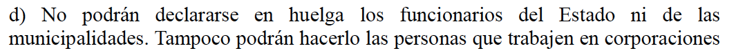 Tomas_izq's tweet photo. 3) El fin del derecho a huelga

El reconocimiento de un derecho a huelga ha sido un logro histórico de los trabajadores. El anteproyecto lo reconocía, otorgándole rango constitucional. El proyecto del Consejo no solo suprime referencias a él, sino que derechamente lo elimina: https://t.co/vD1gKzVD20