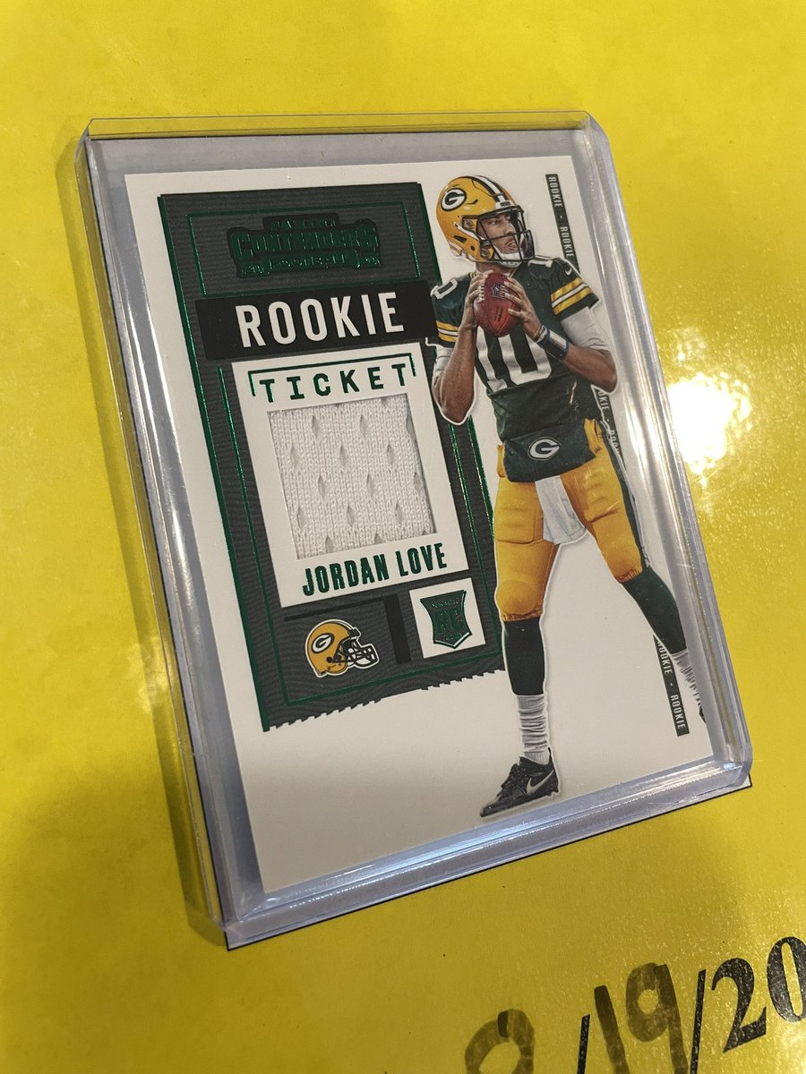 Bison160's tweet photo. @SlabtownCollect QB patch cards. 
Burrow Rookie /299 $35
Herbert Rookie $15
Jordan Love Rookie Ticket $15
Lawrence Orange Ice $7 https://t.co/kWgh5OxBH4
