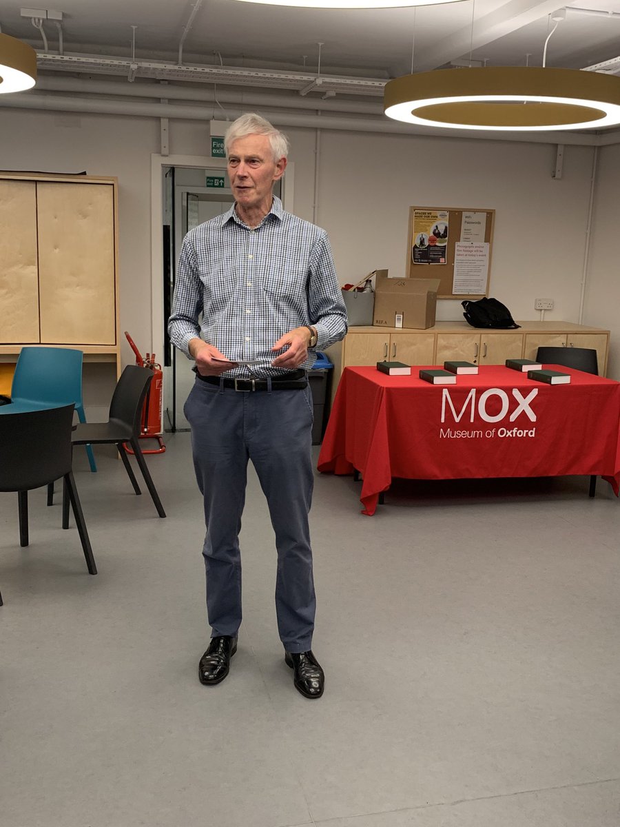 william_whyte's tweet photo. A wonderful celebration as Malcolm Graham launches the latest Oxford Historical Society publication— amongst the insights, Oxford’s first ever traffic survey in 1771. https://t.co/LQKnFvg4hY