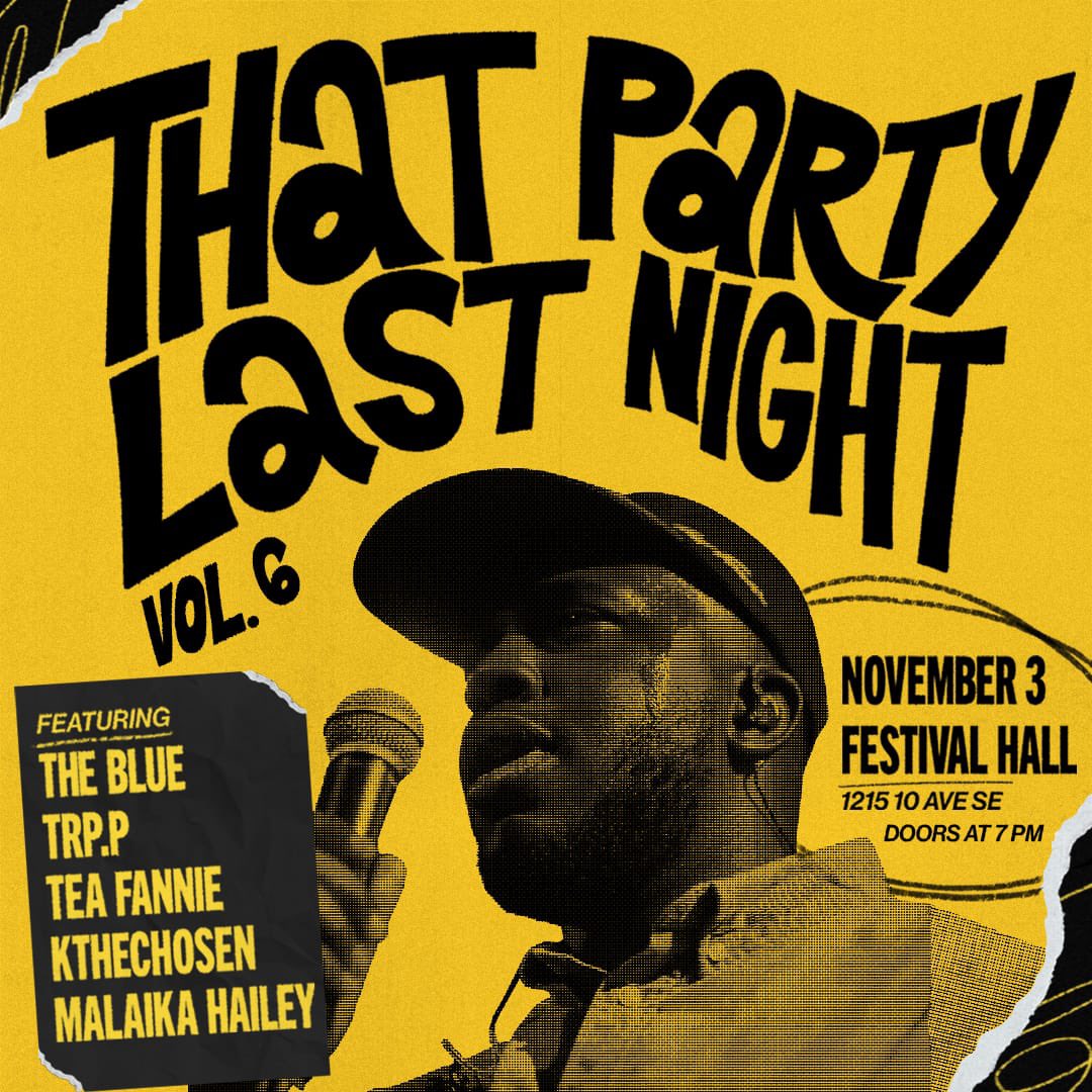 Can’t wait to do this one live at Festival Hall on November 3rd!!! Calgary, get your tickets now: eventbrite.com/e/that-party-l… 🎉🎉🎉🎉