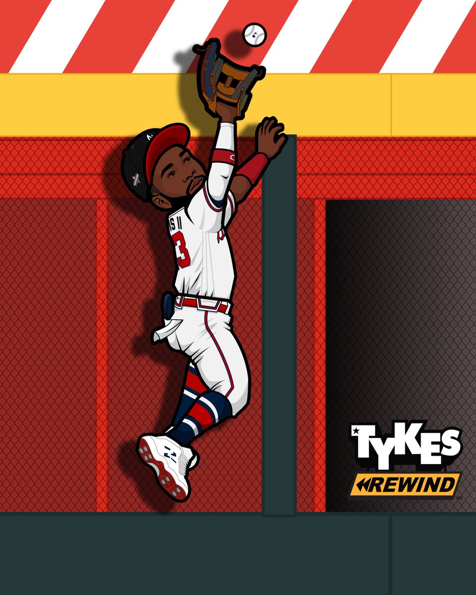 “Money Mike” Game-Winning Catch Tyke. After getting shut out in Game 1 and most of Game 2, the Braves came to life making a comeback for the ages. #Braves #MyTyke #Tykeland