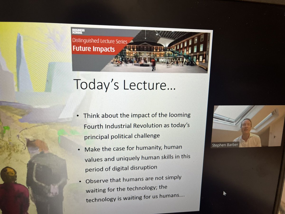 mdx_dls's tweet photo. We welcome @StephenBarberUK to our  Distinguished Lecture Series at @MDXbusiness @MDX_BusAndLaw to discuss #economics #politics &amp; what the #fourthrevolution will mean for us all @MiddlesexUni #distinguishedlecture #Revolutionary #technology #industryskills #AI @ProfTEvans https://t.co/PF6kONoLcD