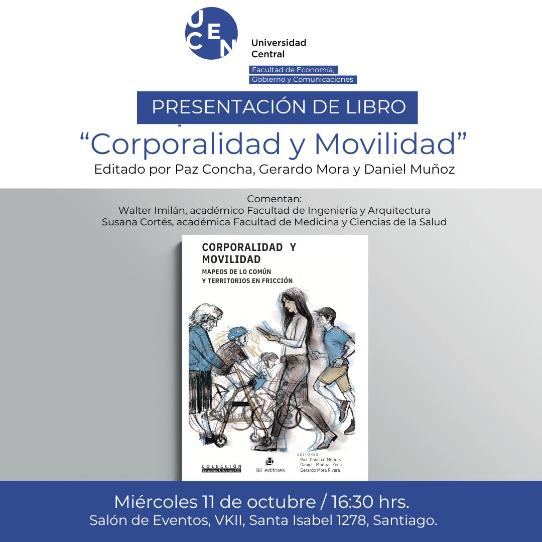 MICARE (@micare_chile) on Twitter photo ¡Gran noticia! El libro "Corporalidad y Movilidad", editado por nuestro investigador Daniel Muñoz (<a href="/daniel_m_z/">Daniel Muñoz Zech</a> ), tendrá su segundo lanzamiento el próximo miércoles 11 de octubre en la Universidad Central. ¡No te lo pierdas!🌟 @AnidInforma ¡Gran noticia! El libro "Corporalidad y Movilidad", editado por nuestro investigador Daniel Muñoz (<a href="/daniel_m_z/">Daniel Muñoz Zech</a> ), tendrá su segundo lanzamiento el próximo miércoles 11 de octubre en la Universidad Central. ¡No te lo pierdas!🌟 @AnidInforma
