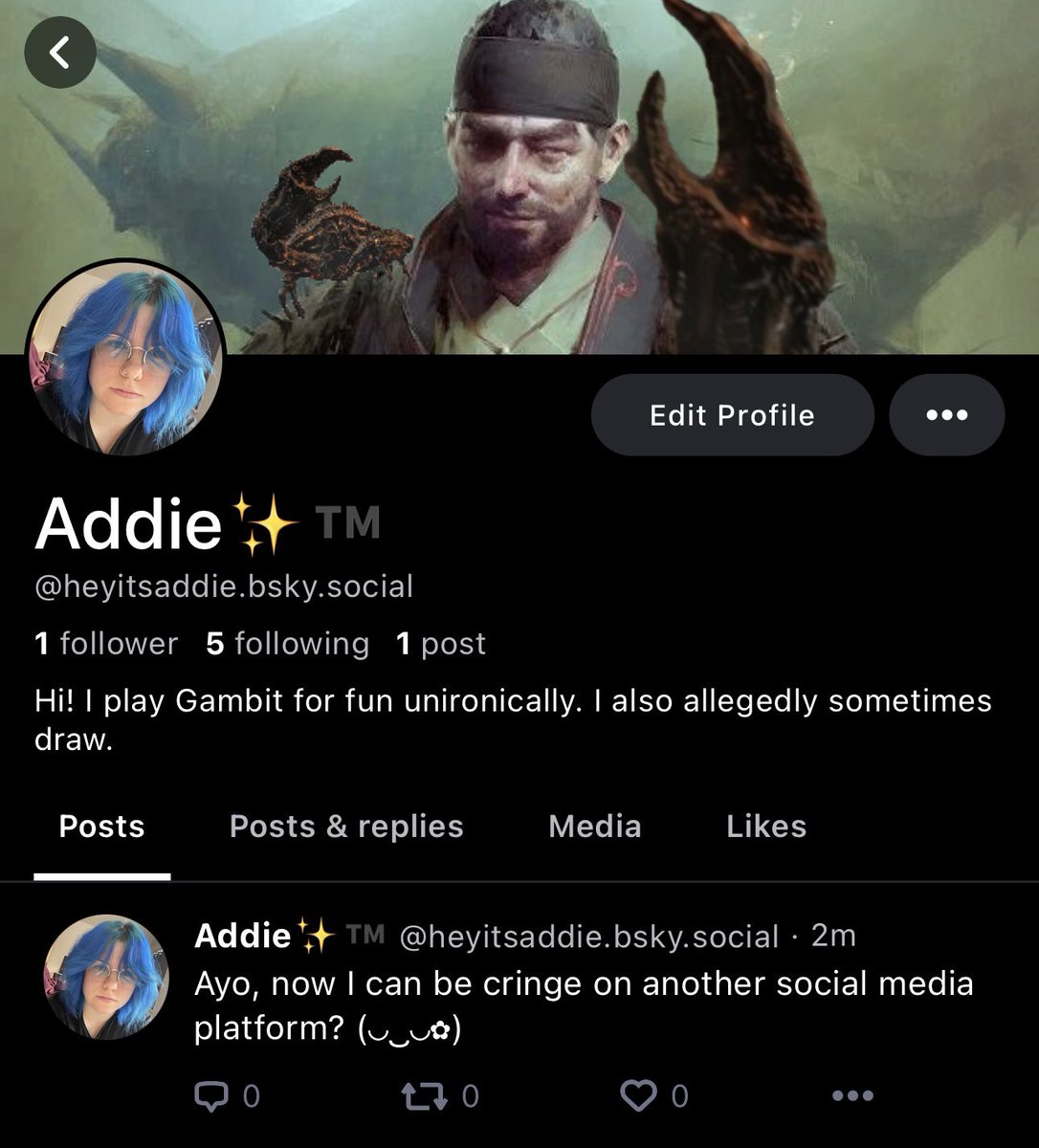 HeyItsAddie's tweet image. I did something!