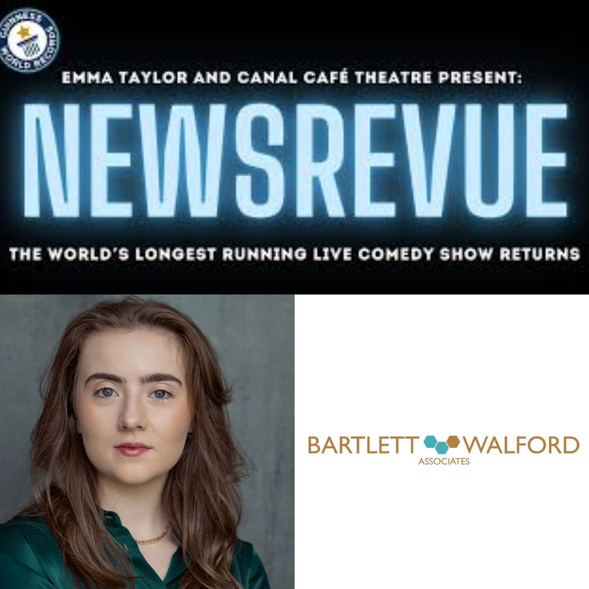 GRACE WHYTE joins the next cast of the record breaking comedy show <a href="/NewsRevue/">NewsRevue</a> !

Starting Thursday, watch her and 3 hilarious performers deliver satire, comedy and music all based around what happens this week in the news!
canalcafetheatre.com/our-shows/news… for tkts. Congrats <a href="/gracewhyte_/">grace whyte</a> !