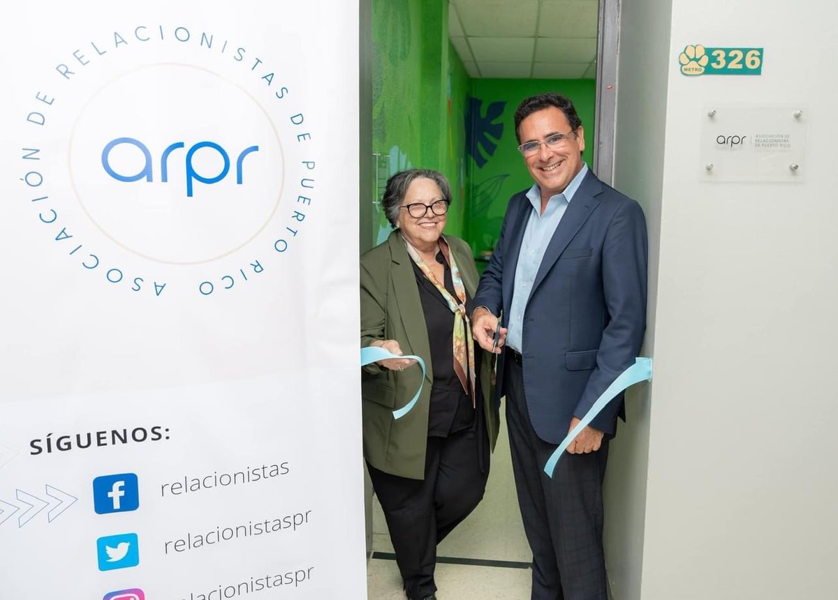 rectorametro's tweet photo. Le damos la más cordial bienvenida a la Asociación de Relacionistas de Puerto Rico @relacionistaspr quien celebró la apertura oficial de su nueva oficina en #InterMetro Un espacio renovado donde podemos crear y crecer. https://t.co/5DBG8acnhK