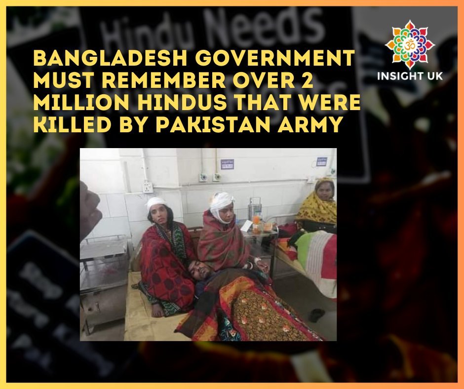 INSIGHTUK2's tweet photo. By the end of the first month in March 1971, 1.5 million Bengalis were displaced.

By November 1971, 10 million Bengalis, the majority of whom were Hindu, had fled to India.

https://t.co/938IvVTawj

#HindusUnderAttack #HinduGenocide #Bangladesh #Hindus #HinduGenocide #Bangladesh #HinduAmerican
@arifaajakia @BritishHindus1 @chingariproject @CoHNAOfficial @hamarahindnews @HinduAmerican @hindupact  @JaiAahuja @nimittekam @UN_Women @UNChildRights1 @UNHumanRights