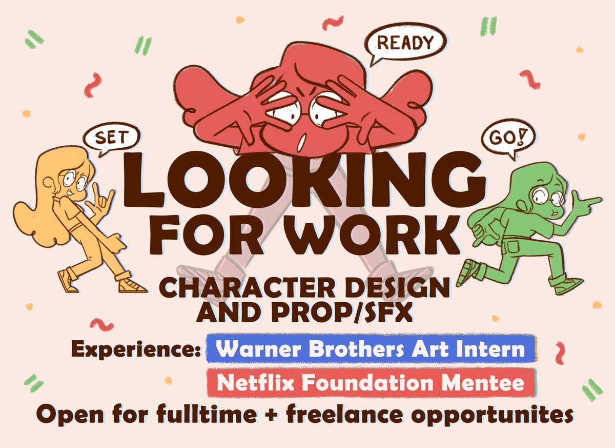 orange_eraser's tweet photo. Hi #PortfolioDay✨
I'm Clarissa and I was a previous Warner Bros Art Intern and Netflix Mentee
My specialty is character and prop design for TV animation and I'm open for fulltime and freelance work
I hope to talk with ya soon!
💌clarissacorral@gmail.com
💼https://t.co/nKe5t0geui https://t.co/swtnBf6KUI