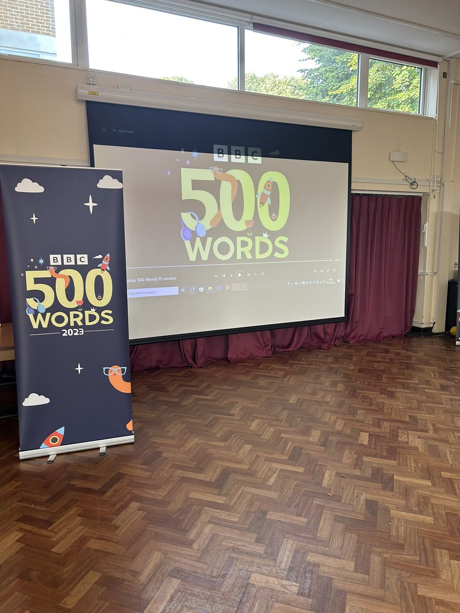 Great to welcome the BBC to launch the 500 word writing competition with author @NaomiJones_1