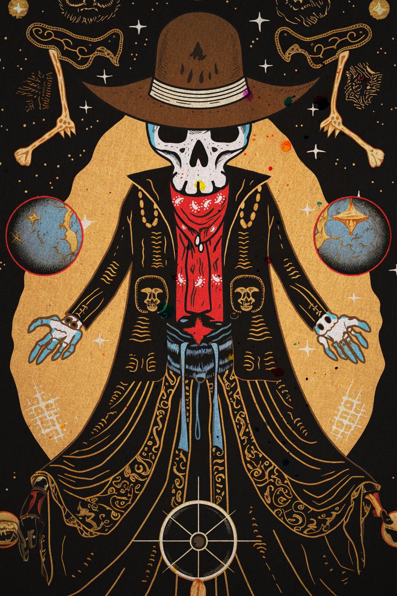 the_mories's tweet image. MORIE GIVEAWAY 🤠🤠

To celebrate FaMorie resident artist Dude’s new piece “the. south. west. skull” we are giving away one edition of it as well as a badass cowboy Morie! 🔥

To enter: 
*Like, RT, tag a friend 
*Follow us on Instagram @the_mories 
*Follow @0xDudeDiligence