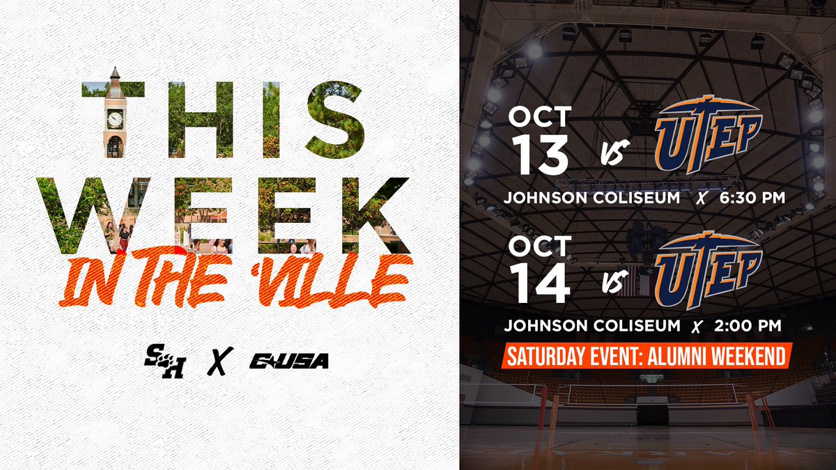 This week #intheville …

Battling against the UTEP Miners and alumni weekend!

#EatEmUpKats