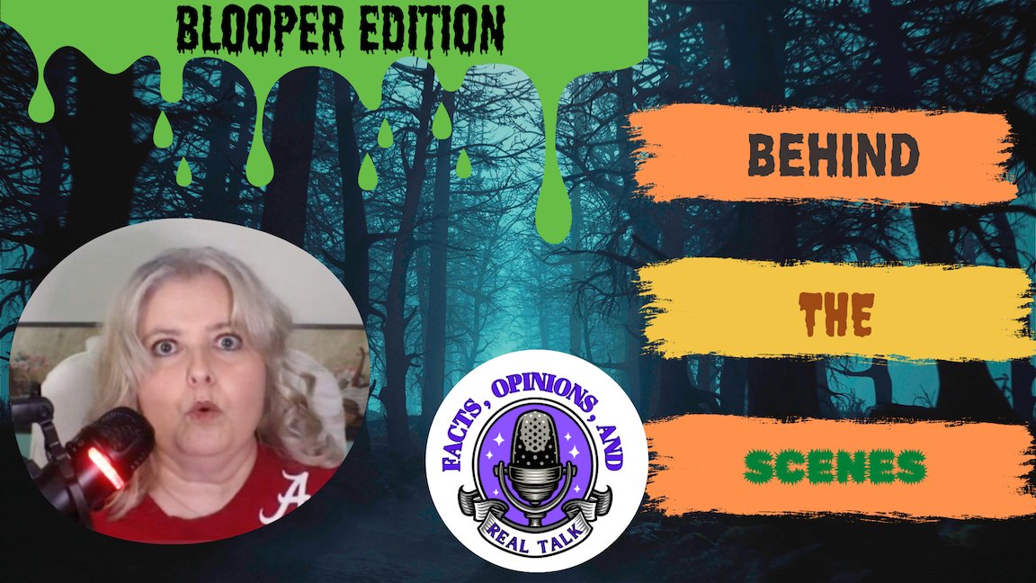 FactsOpRealTalk's tweet image. Due to tech issues and my vestibular problems, it&apos;s been a rough couple of weeks for me. How do I deal? I create a blooper video of myself. Enjoy my friends! 😂#newcontentcreator #bts #bloopers #halloween #truecrimecommunity 
 youtu.be/7jweHHEaPO8