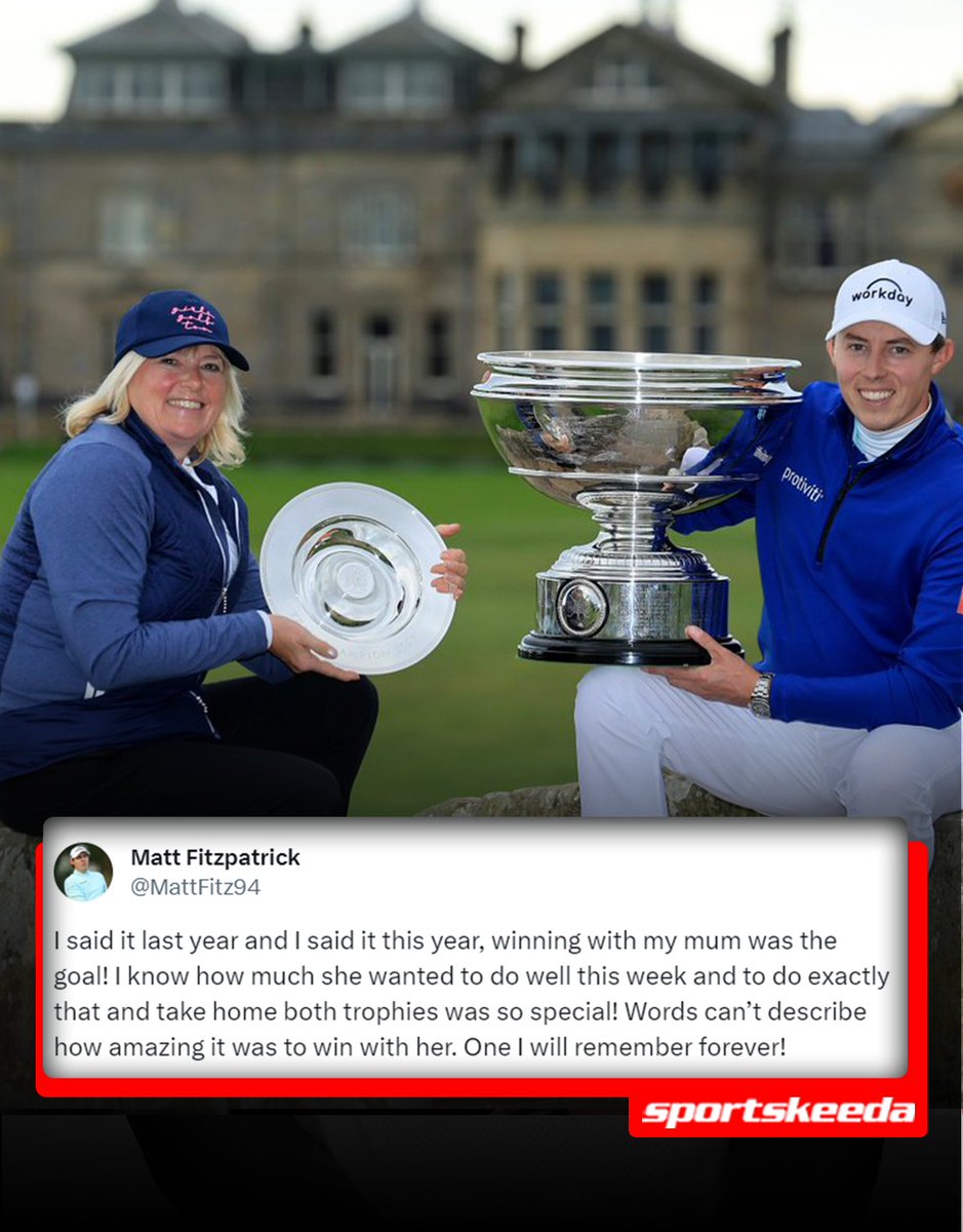 SportskeedaG's tweet image. Fitzpatrick&apos;s dreams turn into reality in 2023! 🤩🏆

#MattFitzpatrick #DunhillLinks #RyderCup