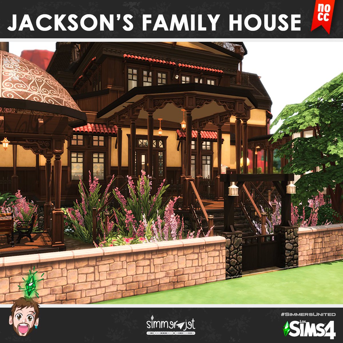 jethidalgo's tweet photo. Hey guys! I made this collab with my friends of #everythingsims
Jackson's Family House, just with:
Seasons
Strangerville
Laundry day
Desert Luxe
Watch the video here: https://t.co/dk8ByVSVpL
LOT INFO:
📏 40x30
🏷 248.394
🛏 4
🚽 4 https://t.co/Rfl16Gjrkz