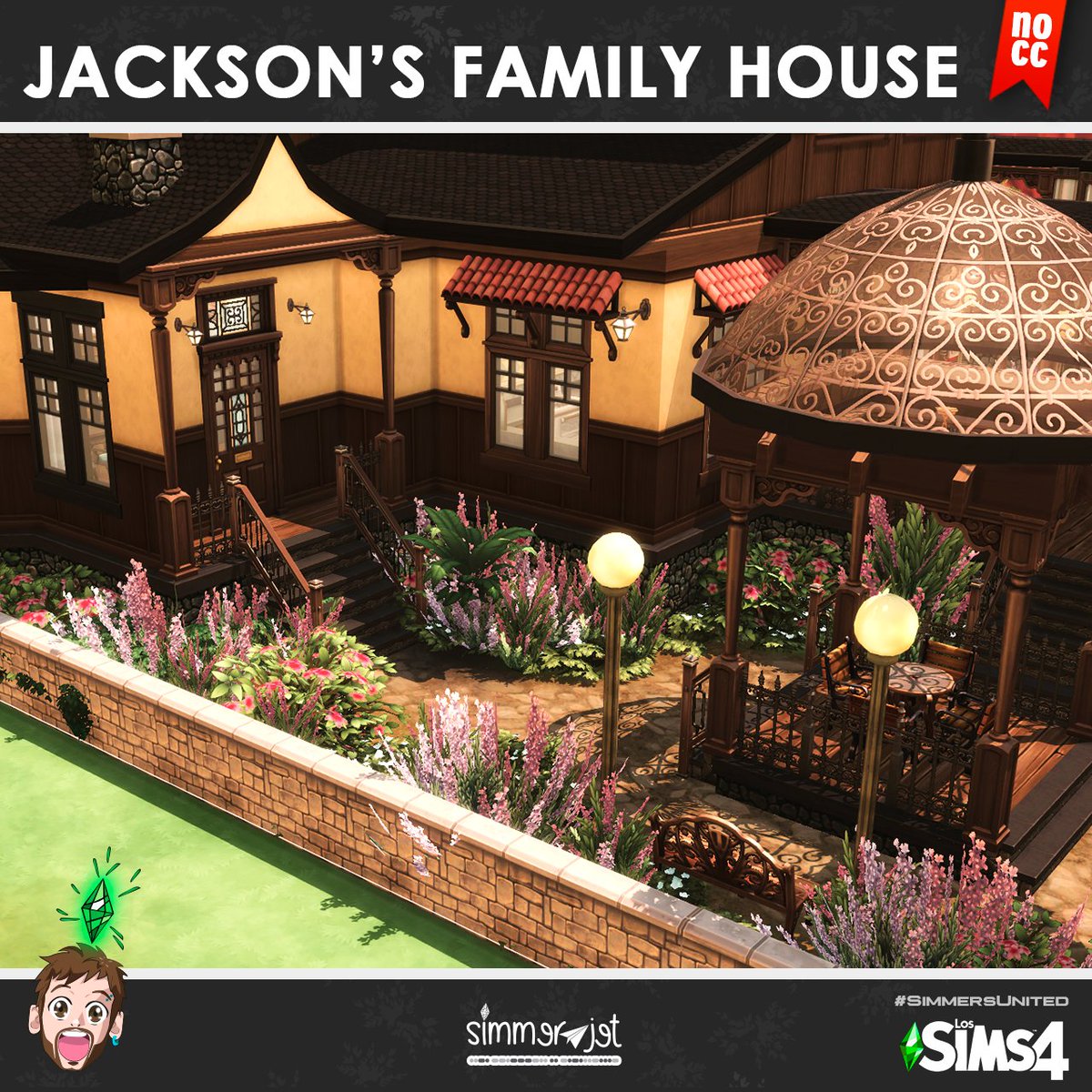 jethidalgo's tweet photo. Hey guys! I made this collab with my friends of #everythingsims
Jackson's Family House, just with:
Seasons
Strangerville
Laundry day
Desert Luxe
Watch the video here: https://t.co/dk8ByVSVpL
LOT INFO:
📏 40x30
🏷 248.394
🛏 4
🚽 4 https://t.co/Rfl16Gjrkz