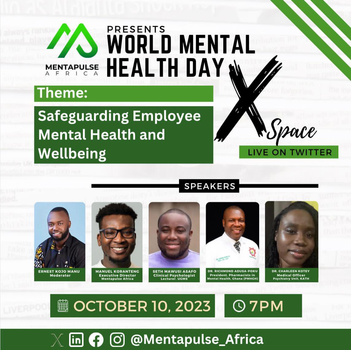 PhoebeAddy's tweet photo. https://t.co/8INs2EuuSY  All is set for tonight - *Safeguarding Employee Mental Health and Wellbeing in Ghana*  7pm Ghana time - Join us! https://t.co/xunv5ahdSG