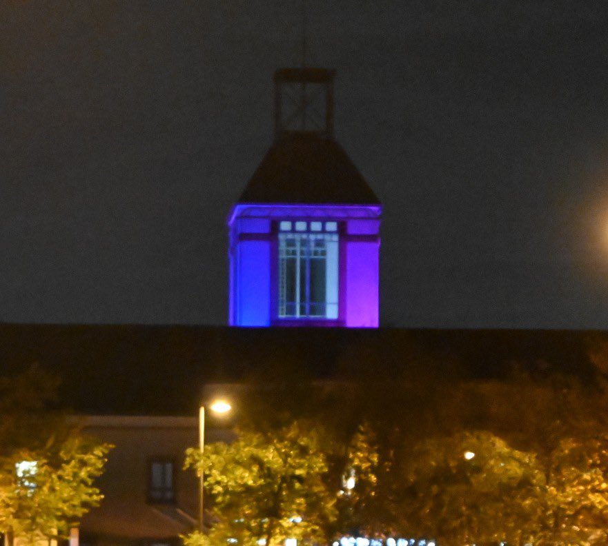 Our hospital tower will be lit up blue &amp; pink all week in honour of baby loss awareness week 👼💗💙