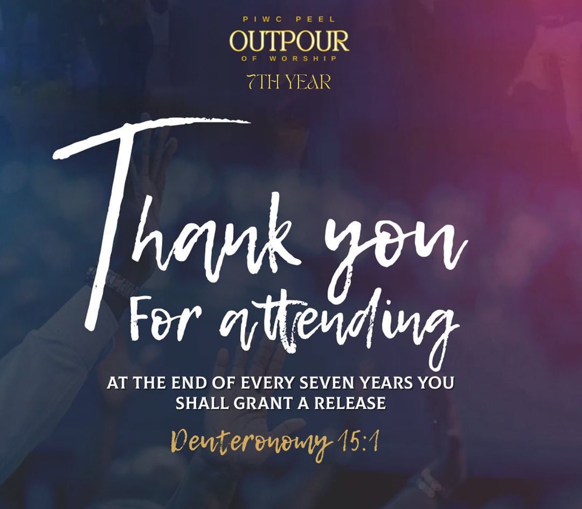 piwcpeel's tweet image. Another year of God’s goodness, to him alone be all the Glory! #outpourofworship #TheRelease
#7thyear 
A BIG THANK YOU &amp;amp; GOD BLESS 
to all who supported in various ways both near, far &amp;amp; virtually 
There was a mighty move of God which ended with a RELEASE! 
Happy Thanksgiving🇨🇦🍁