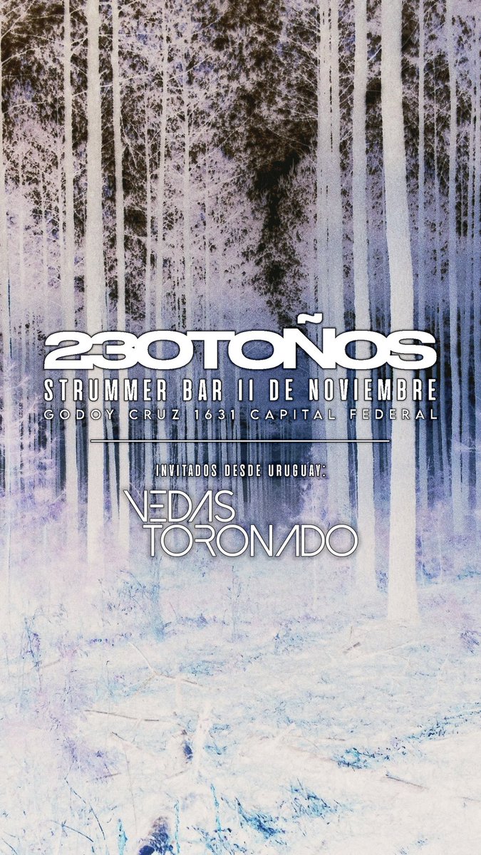 23otonos's tweet photo. 11/11 nos volvemos a ver ❤️ Entradas en venta:

https://t.co/57RNR1rIL7 https://t.co/TSYeEaiyvY