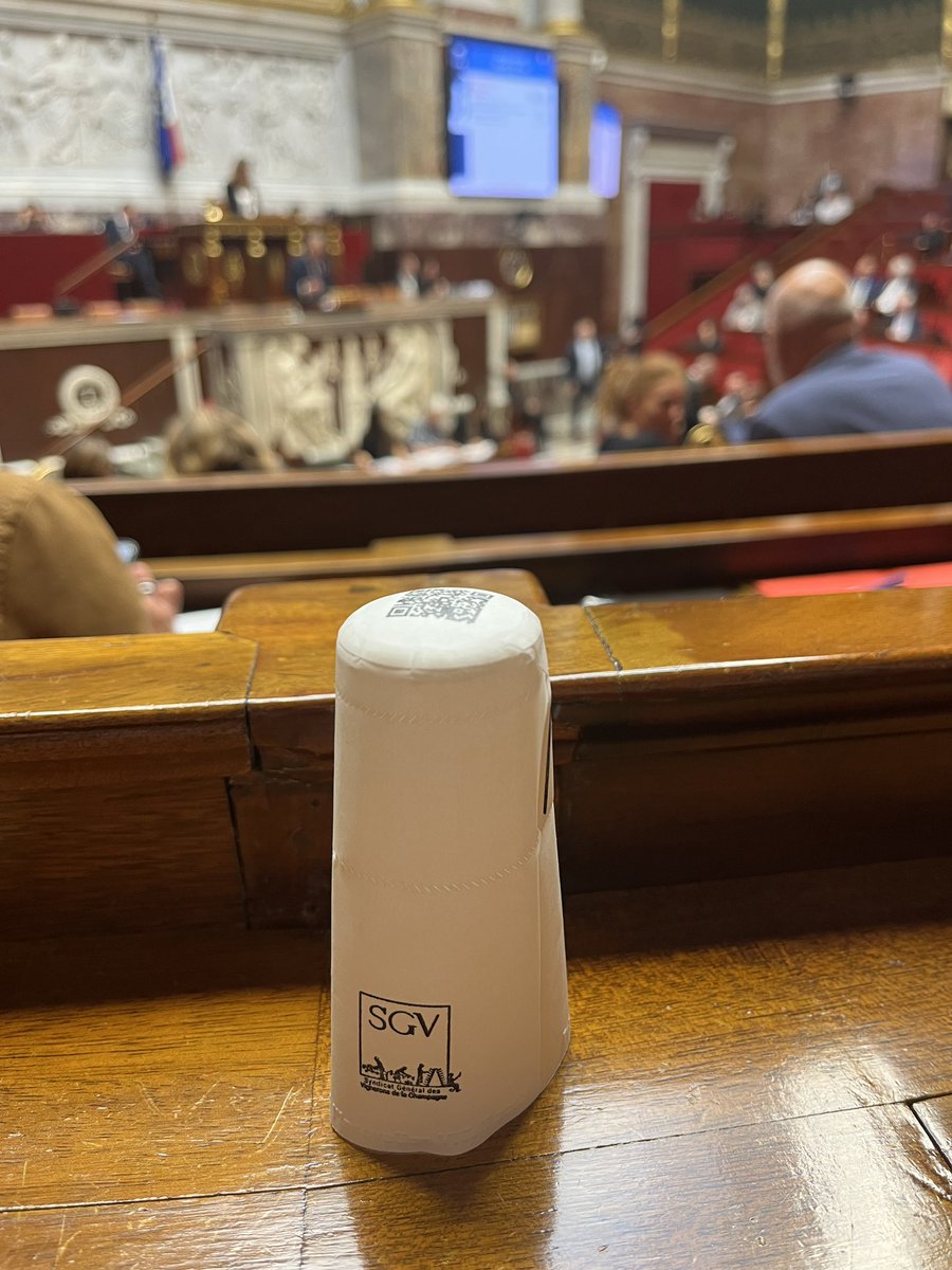 xavieralbertini's tweet photo. Avec moi @AssembleeNat cet après-midi , un peu du dynamisme et de l’évolution technologique du salon du #VITeff inauguré ce matin à Epernay. Les coiffes en papier vont progressivement remplacer l’aluminium pour nos bouteilles de champagne. #Développementdurable #circo5101 https://t.co/BFAyC2NcyW