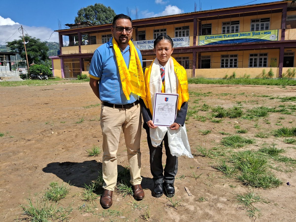 kewalrajpokhrel's tweet image. JW cadet Richa Rai of RELLING HS SCHOOL, 5 Bengal BN NCC Darjeeling, West Bengal &amp;amp; Sikkim DTE. @HQ_DG_NCC @nccwbskm  #AITSC