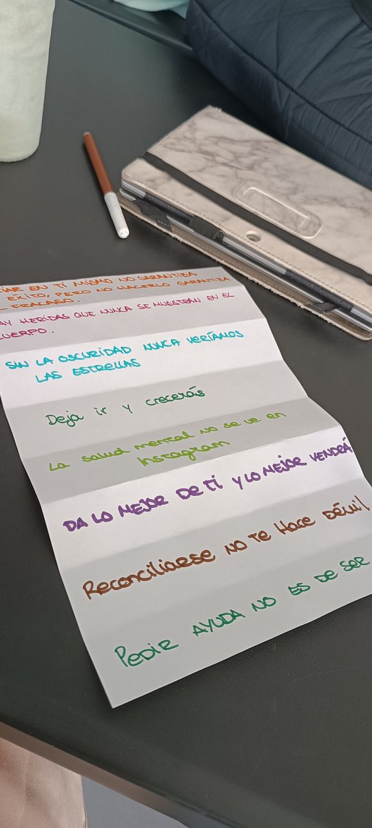 begigi7's tweet photo. Actividad para visibilizar, reflexionar y aprender.
#DiaMundialdelaSaludMental 
#menores
#educacionsocial https://t.co/sgy4yjff7t