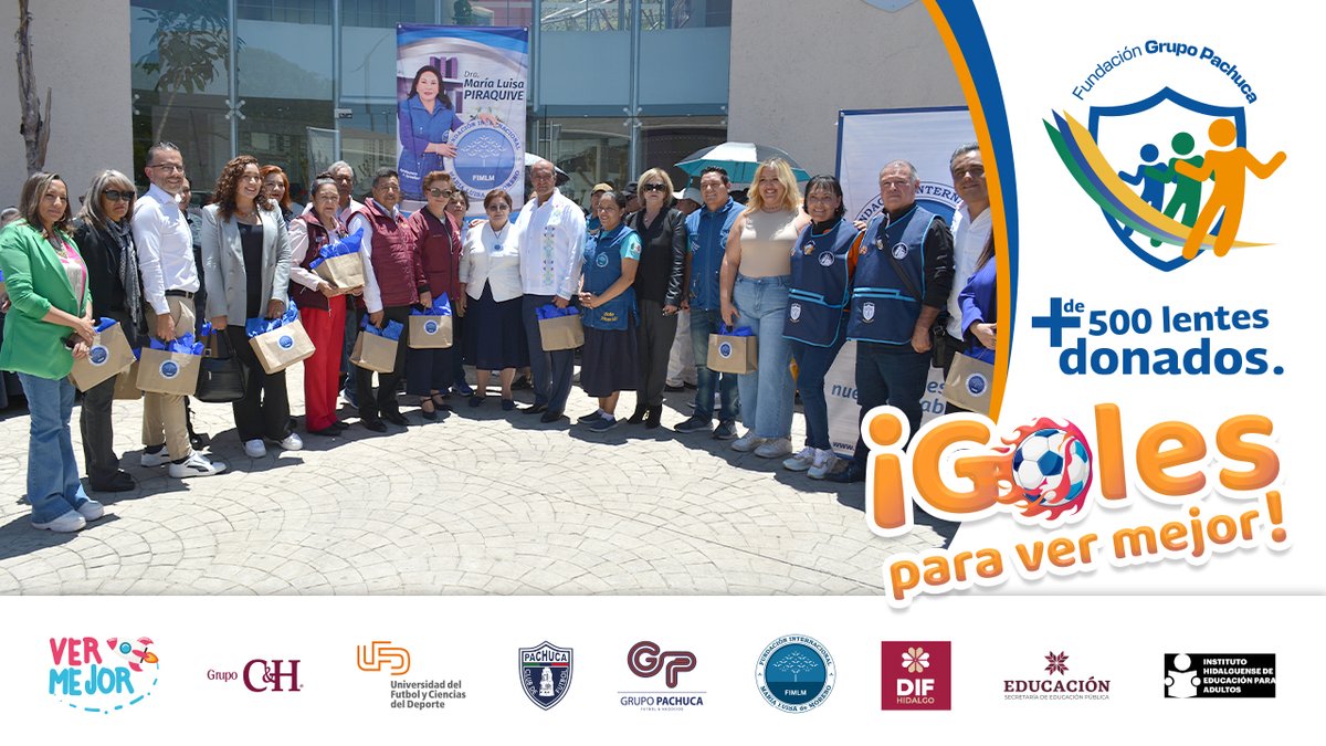 FundacionPachuc's tweet photo. Más de 500 lentes donados, gracias a la campaña, "Goles para ver mejor".
#Apoyemosalosquemáslonecesitan https://t.co/ap7hrRVv2Y