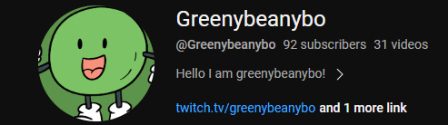 greeniestbean's tweet image. We crawling inch by inch to goal number 1 on @YouTube ... ALSO DON'T FORGET WE GOT AN AMAZING YT VID OUT WHICH I WOULD HIGHLY RECOMMEND YOU WATCH (edited by the chad @truezero himself) youtu.be/ehMNawm_ens?si…