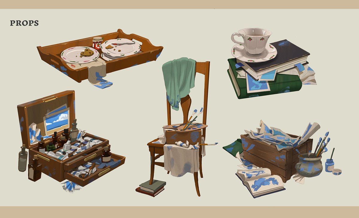 iamchavoom's tweet image. Hello helloooo #PortfolioDay
I’m chavoom, visual development artist / concept artist and BG painter ! I looooove doing the color and lighting design🫰🥰
