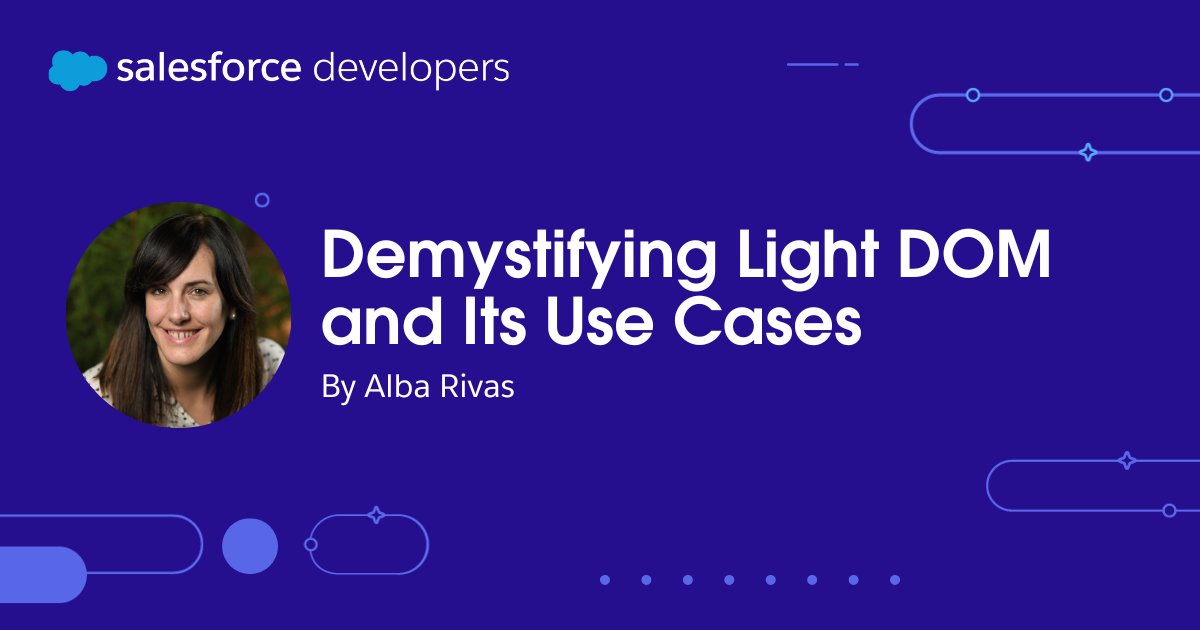 Demystifying Light DOM and Its Use Cases dlvr.it/SxFysQ